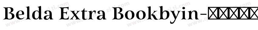 Belda Extra Bookbyin字体转换